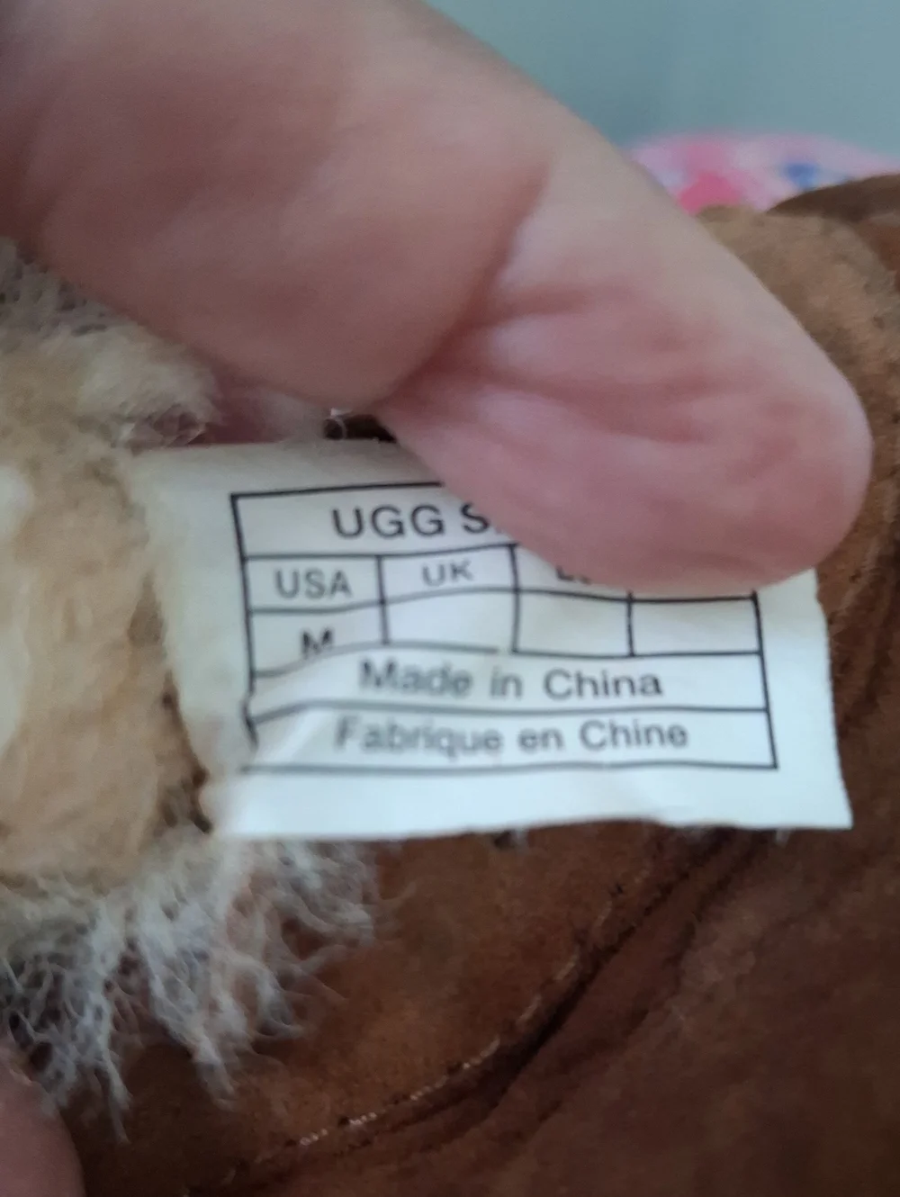 UGG Baby Chestnut Suede Shearling-Lined Slippers